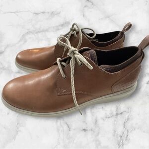 Men's Rockport Tan Brown Leather Chukka Boot Shoes 10